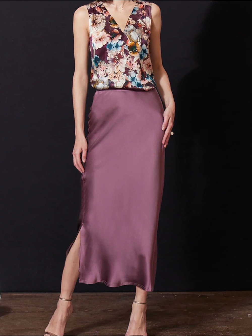 ICONIC go long for it skirt  by Go Silk Washable Silk retails at $328